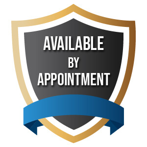 Available by Appointment badge
